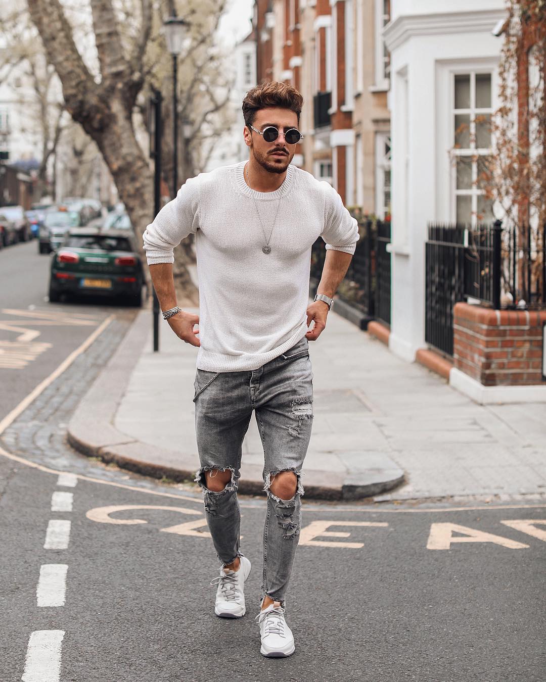 Ripped Jeans Outfit for men - Page 16 of 20 - Fashion Inspiration and ...
