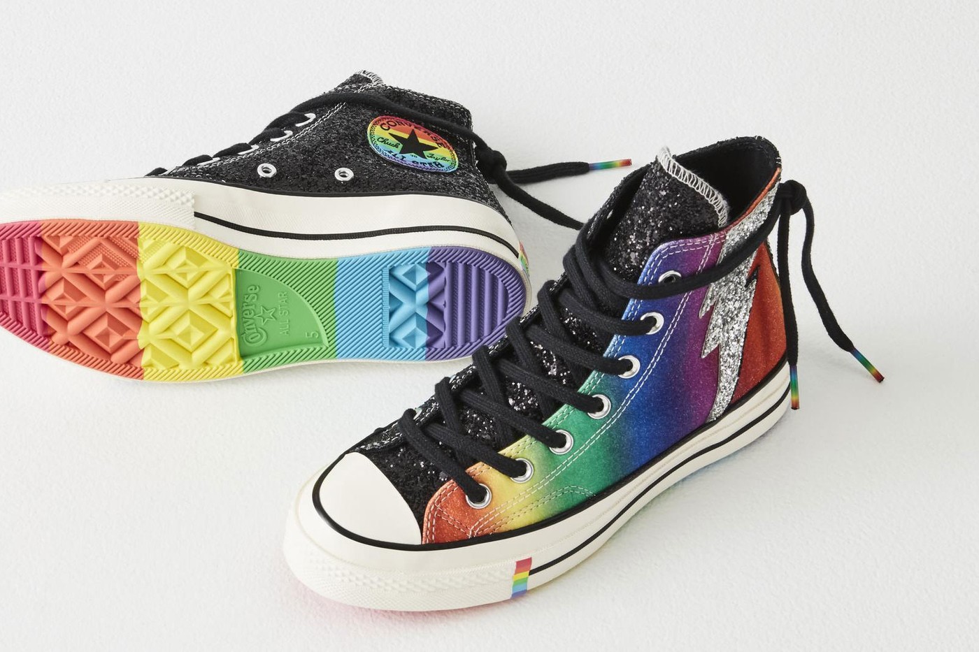 trans themed converse