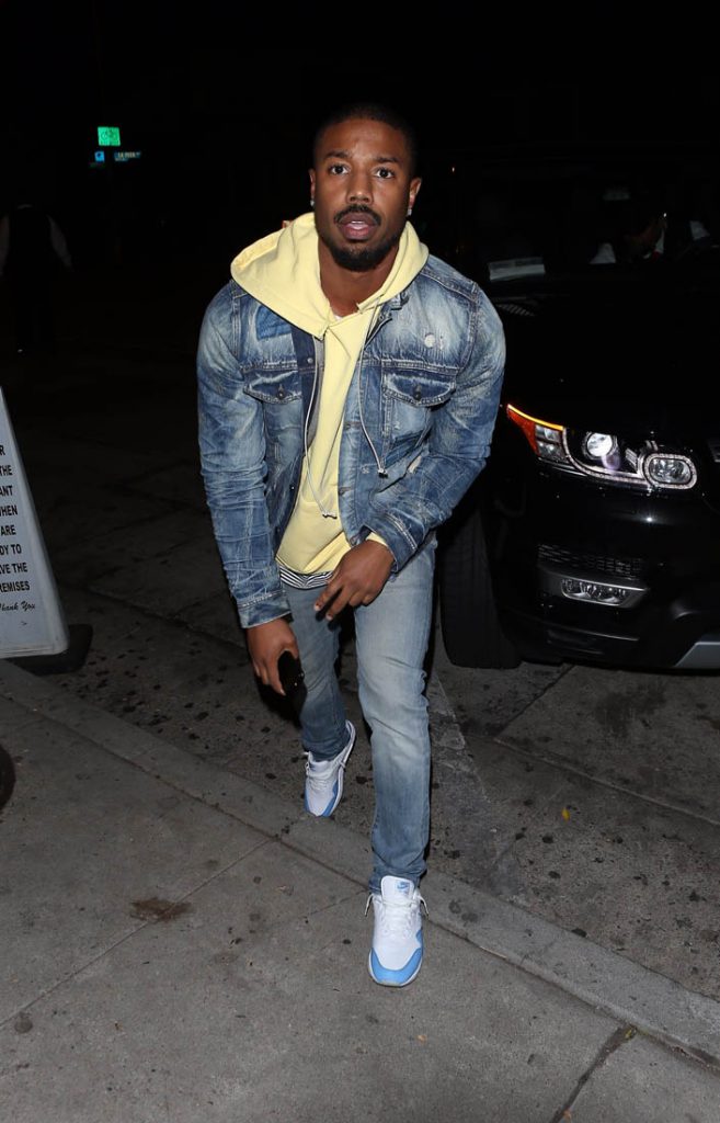 Michael b jordan jean jacket best sale