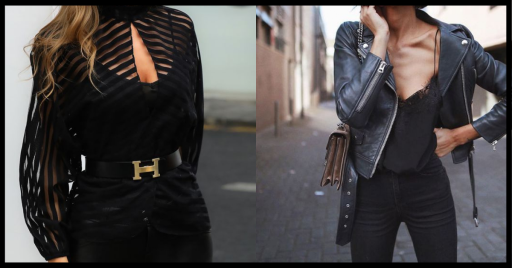 black on black outfits for ladies
