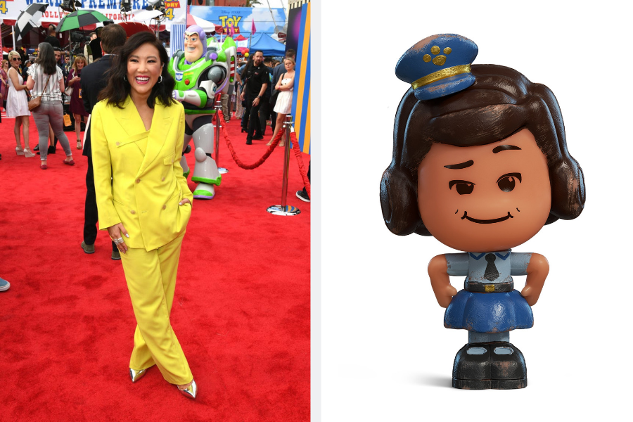 Ally Maki on Toy Story 4 Red Carpet Giggle McDimples