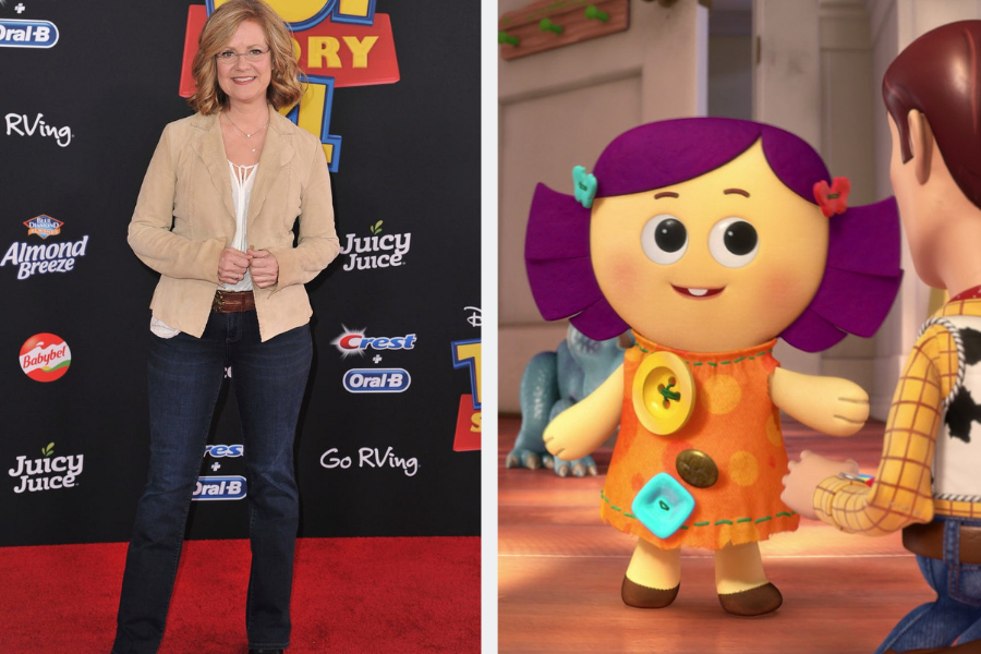 Bonnie Hunt on toy story 4 red carpet