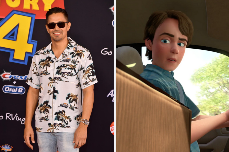 Jay Hernandes on toy story 4 red carpet Bonnie's Dad