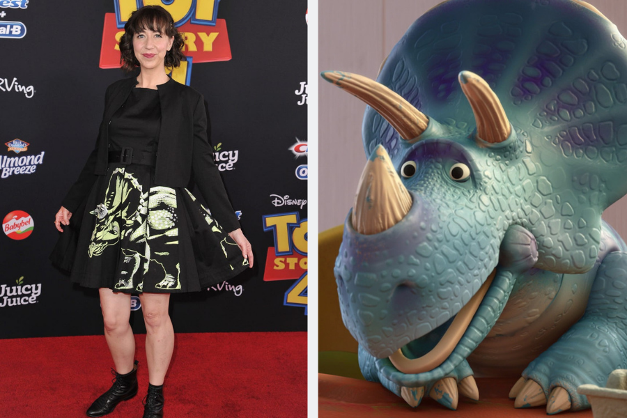 Kristen Schaal on toy story 4 red carpet trixie