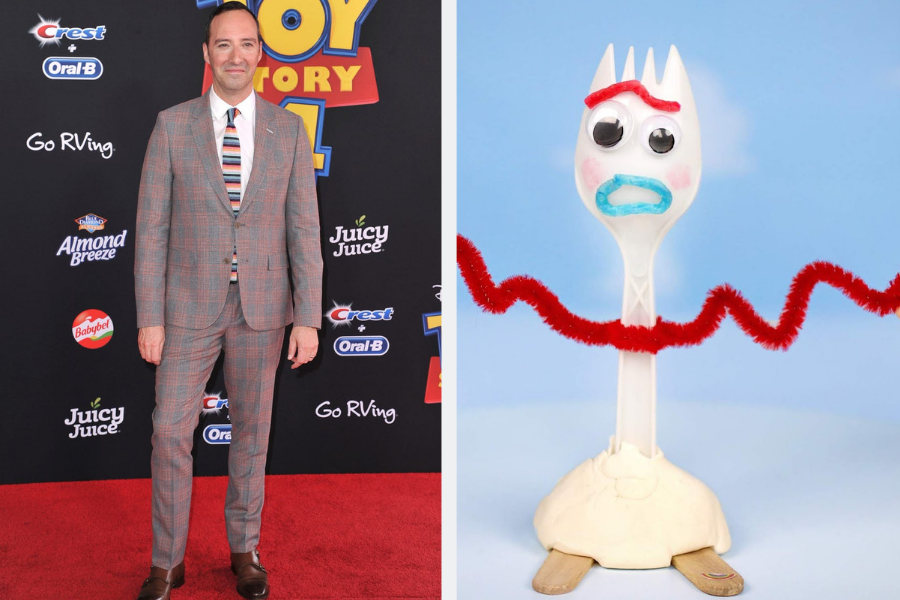 Tony Hale on Toy Story 4 Red Carpet Forky