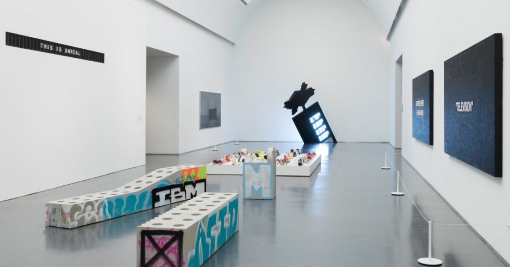 A look inside Virgil Abloh's exhibition "figures of speech" at the MCA in Chicago