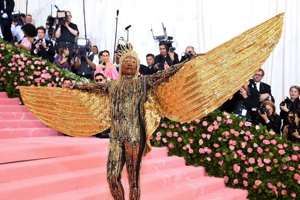 Billy Porter wearing an outstanding outfit to the met gala 2019