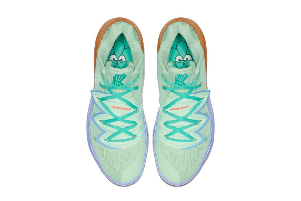 Squidward Tentacles Sneaker on a white background