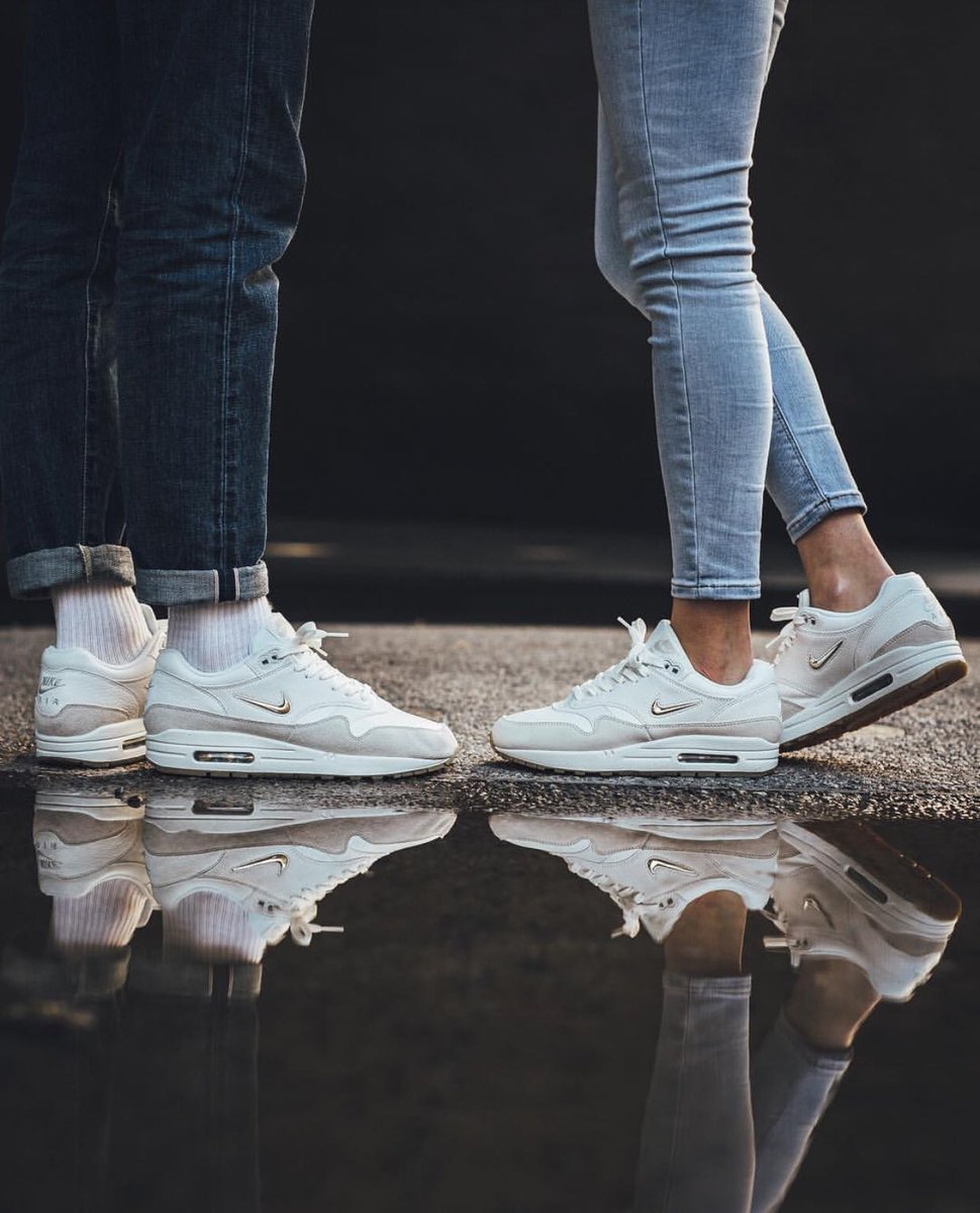 Matching sneakers with your lover 