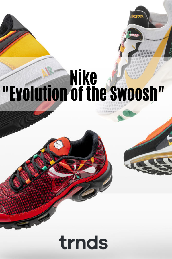 the evolution of the swoosh