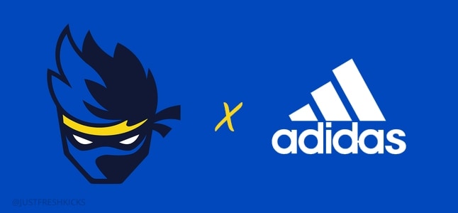 Ninja The First Pro Gamer Signed To Adidas Fashion Inspiration And Discovery - fire adidas logo roblox