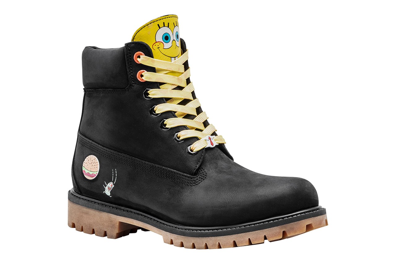 spongebob timberland black