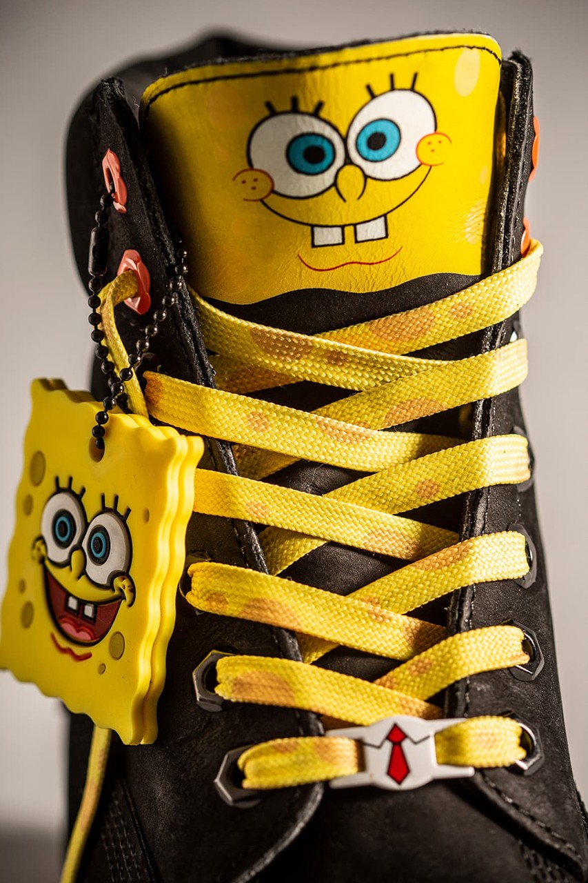 new spongebob timberlands