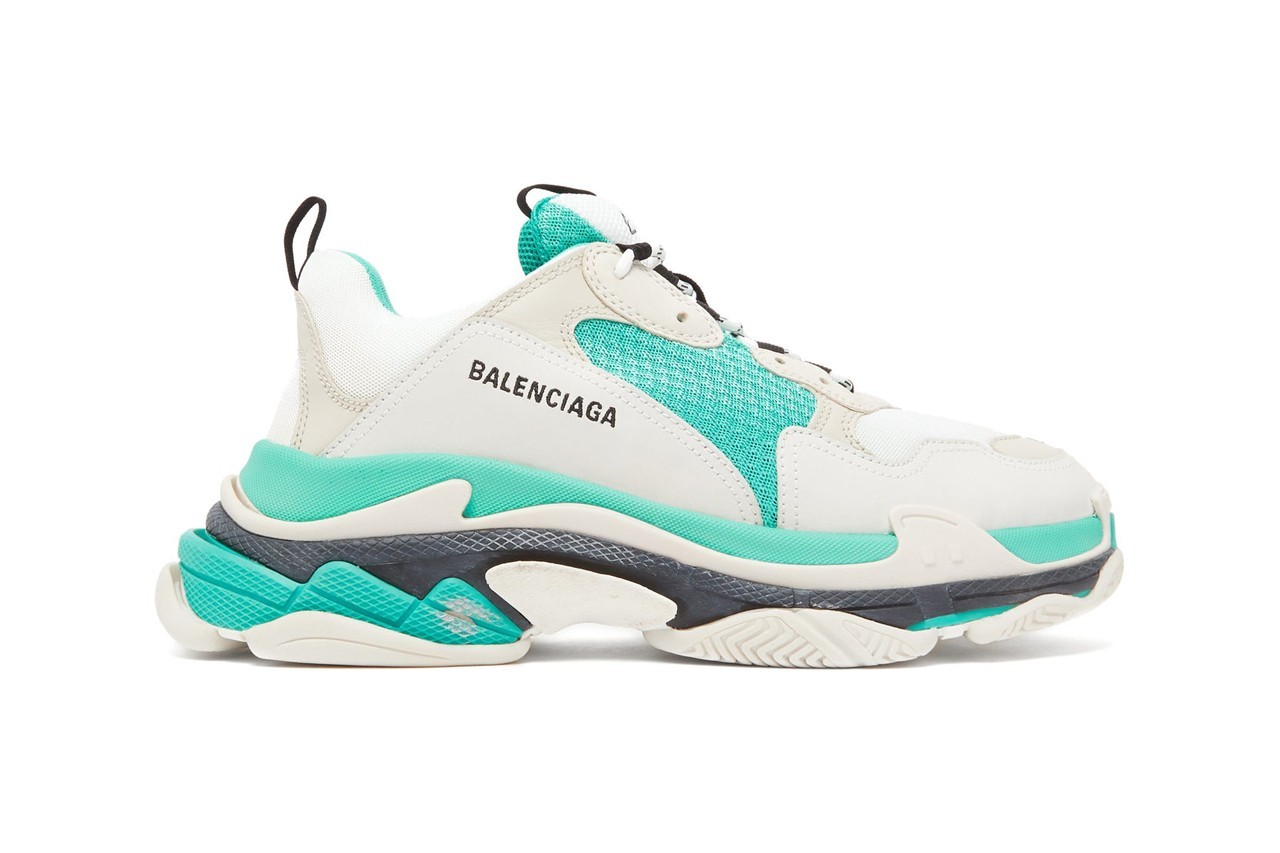 Balenciaga's Triple S, Now in Turquoise 