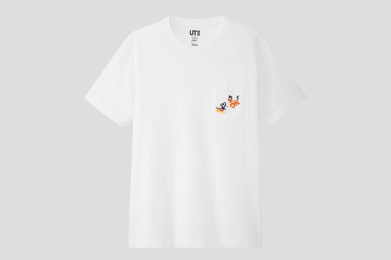 uniqlo mickey mouse pocket tee