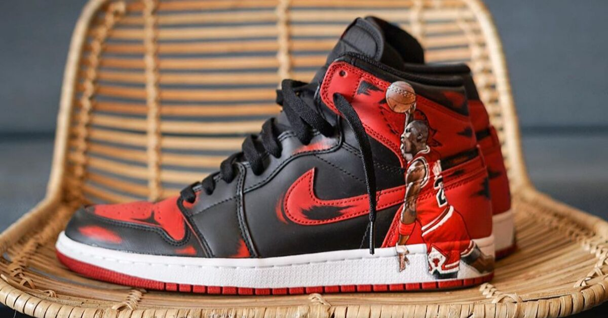 custom air jordan sneakers