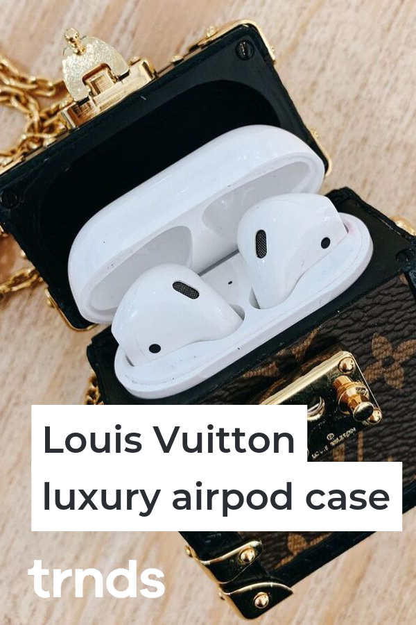 Black Checkered LV Louis Vuitton Luxury High End Airpods Case