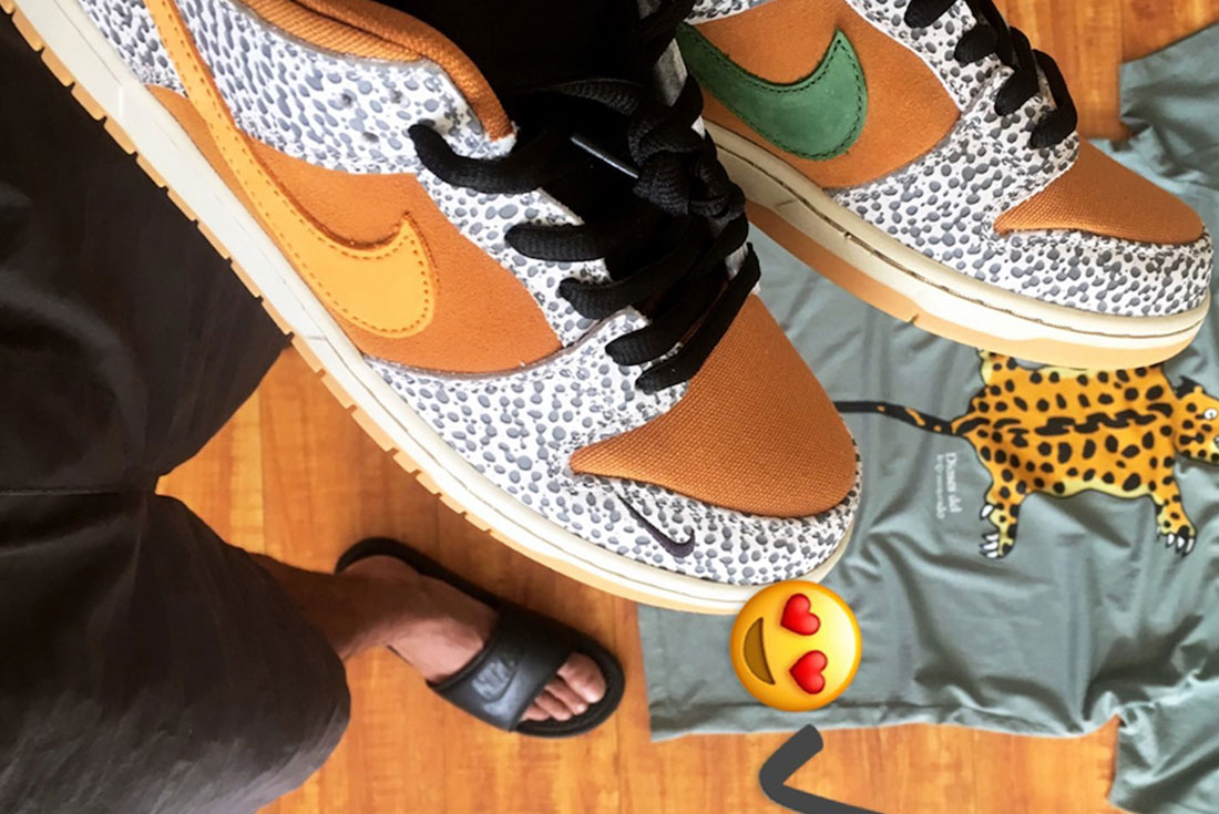 sb dunk low safari online release