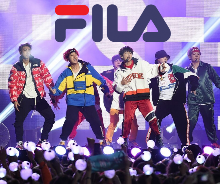 bts wearing fila shoes