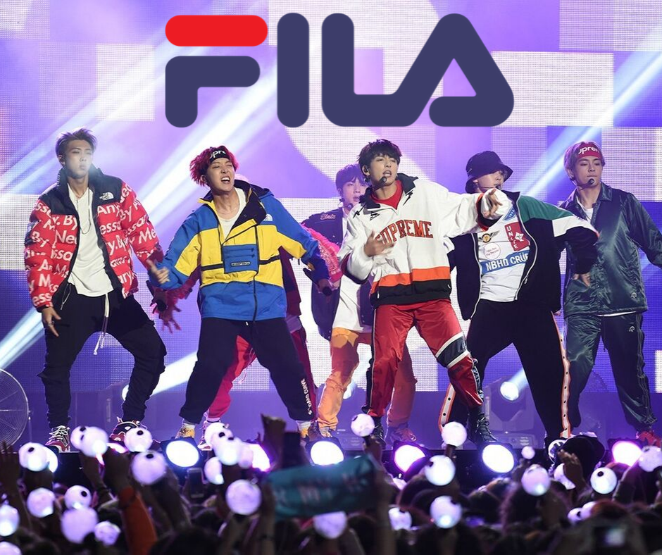 Fila Jacinda Taped Hoody W - FILA Signs BTS as its New Global