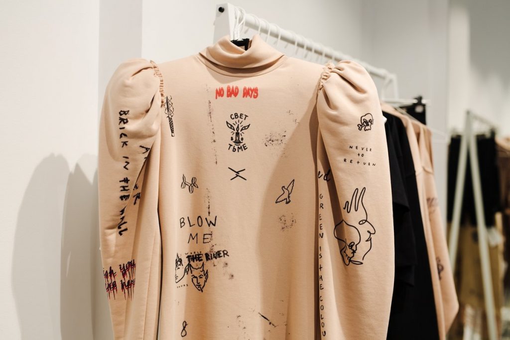 Tattoo sweaters clearance