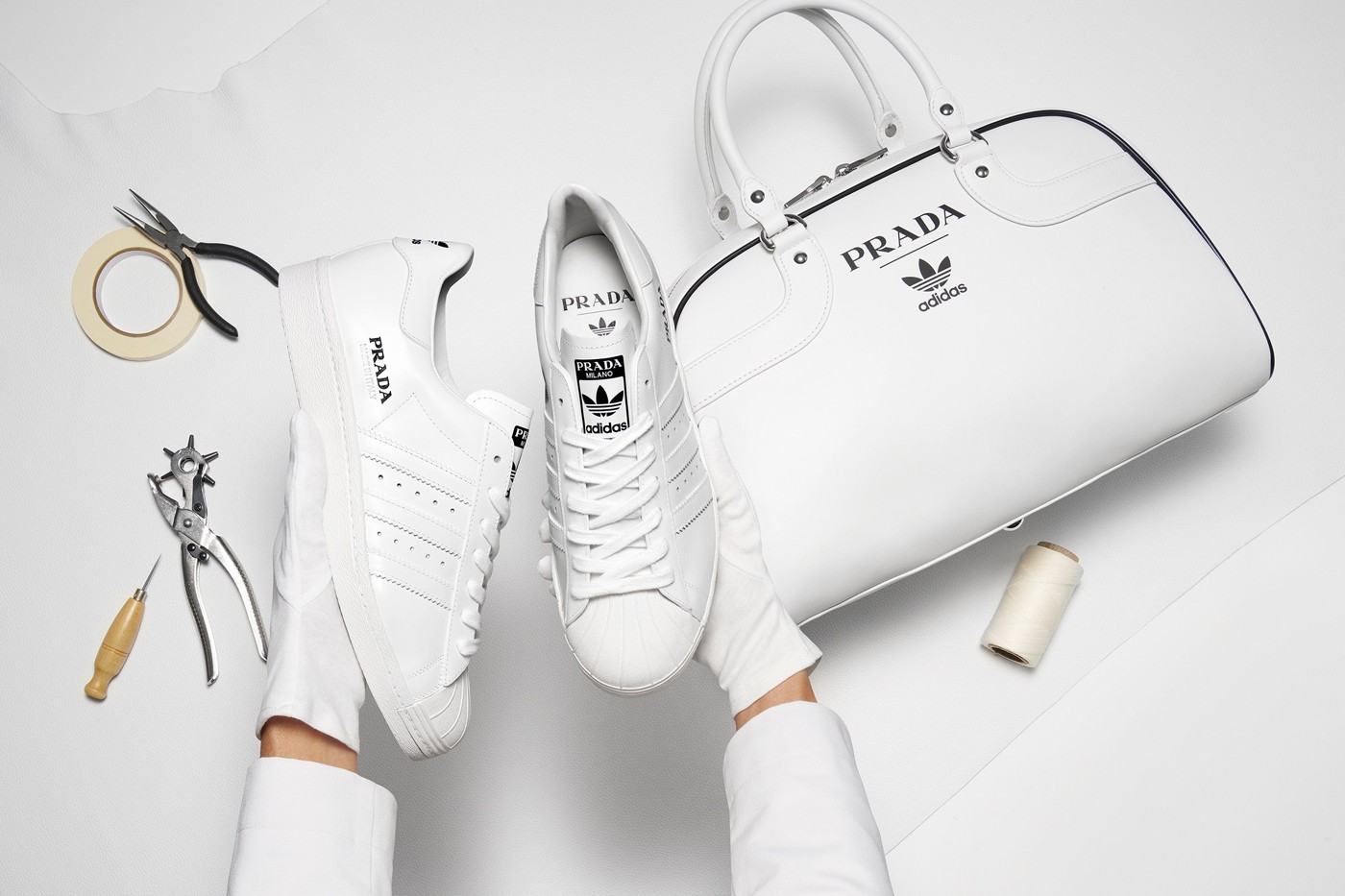 Prada x Adidas Sneaker \u0026 Bag Collab 