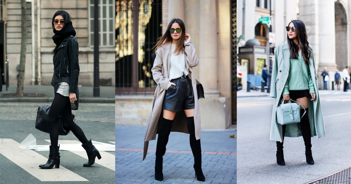 How to Style Shorts in the Winter - StyledJen