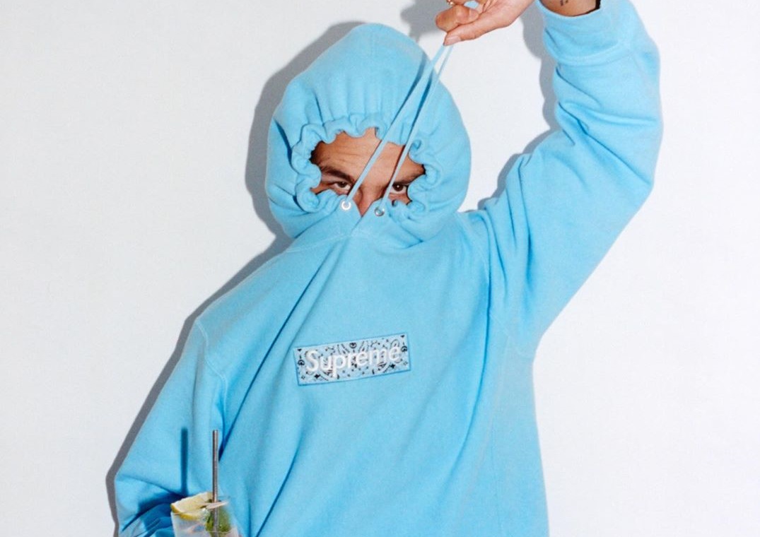 Supreme-Bandana-logo-box-hoodie