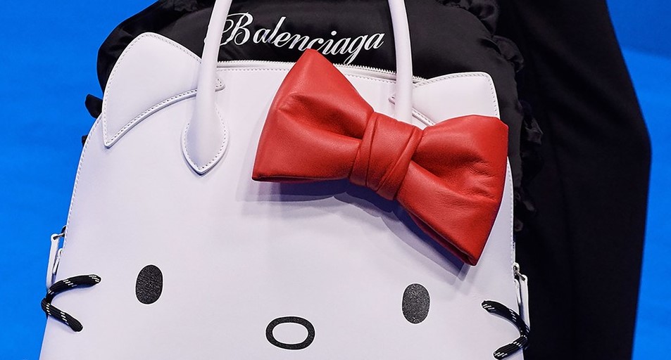This one is the real deal of backpack, 590 Hello Kitty monogram bag -  Balenciaga launches a $2, Michael Michael Kors Bradshaw leather tote  monogram bag