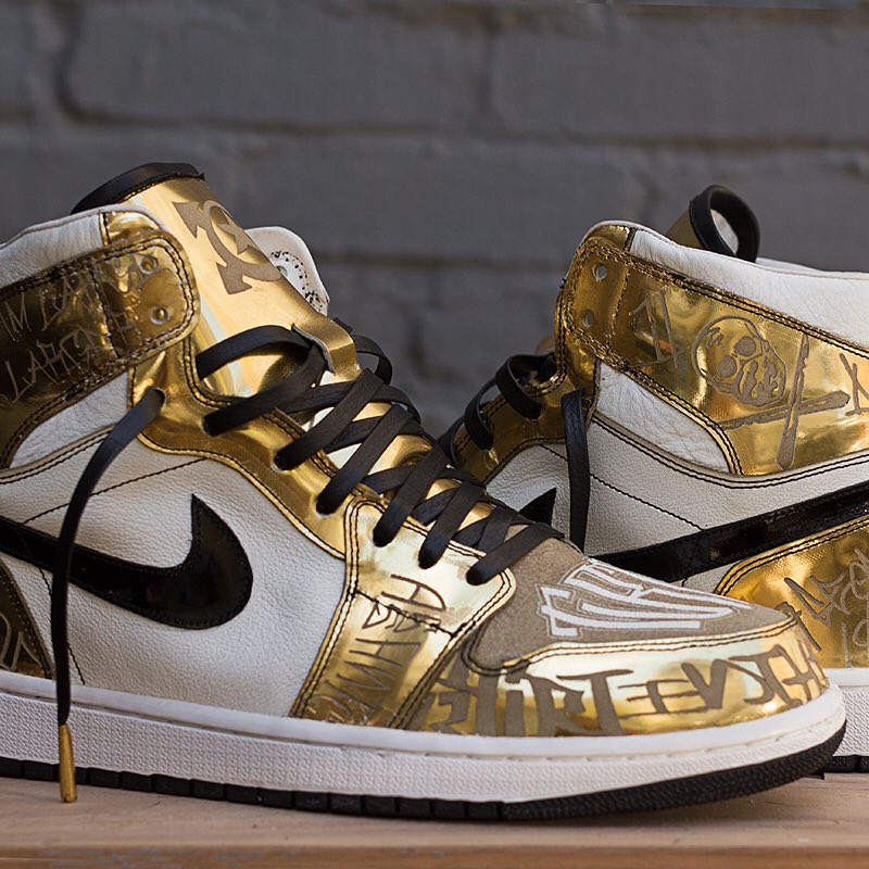 The Shoe Surgeon Crafts Custom Louis Vuitton Air Jordan 1 Inspired