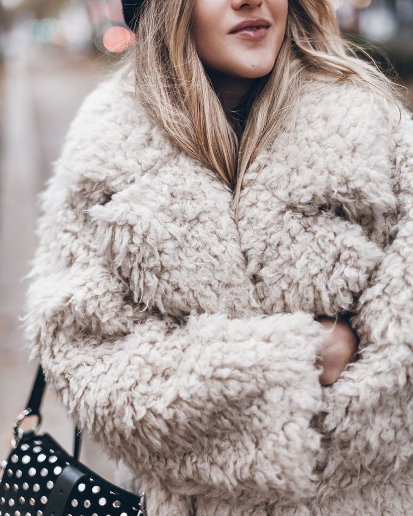 Teddy Bear Coat Outfits To Brave The Cold In Style Trnds