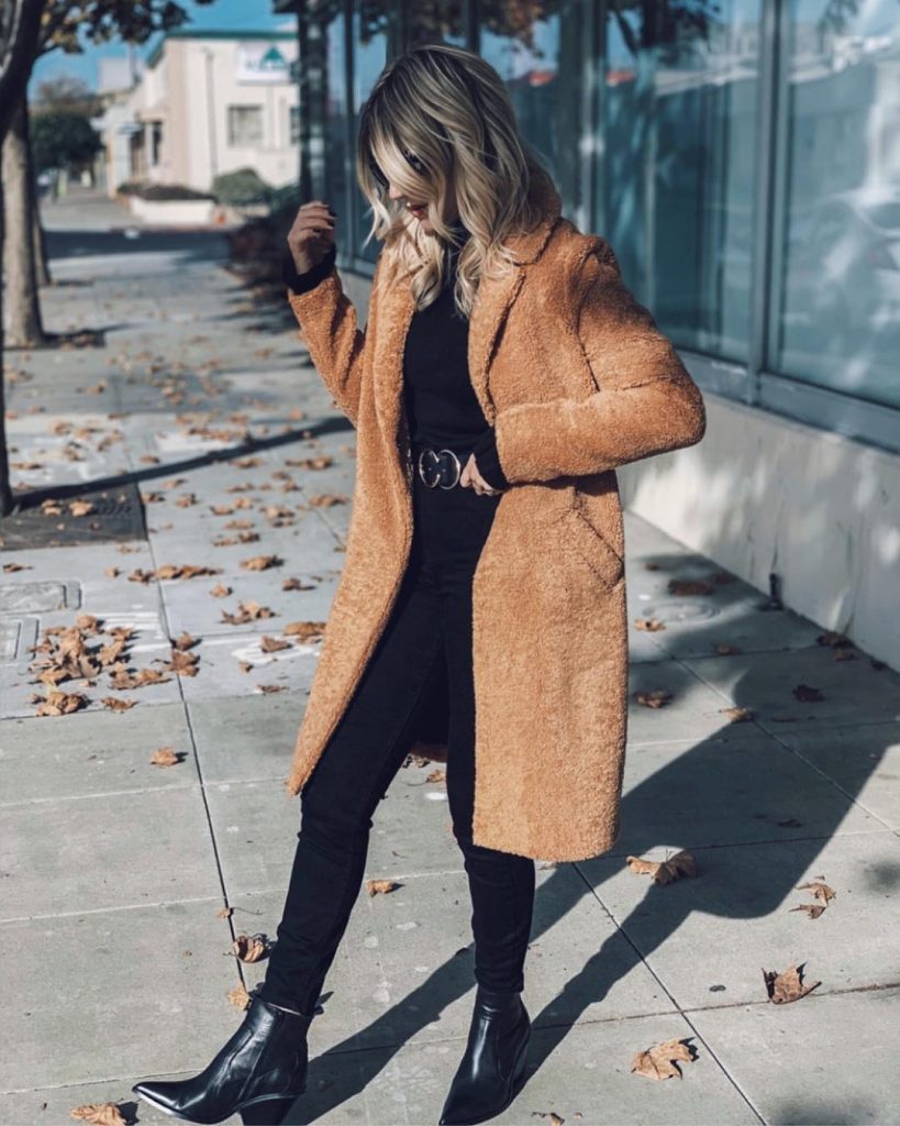 30 Teddy Bear Coat Outfits to Brave the Cold in Style | TransparenciaShops
