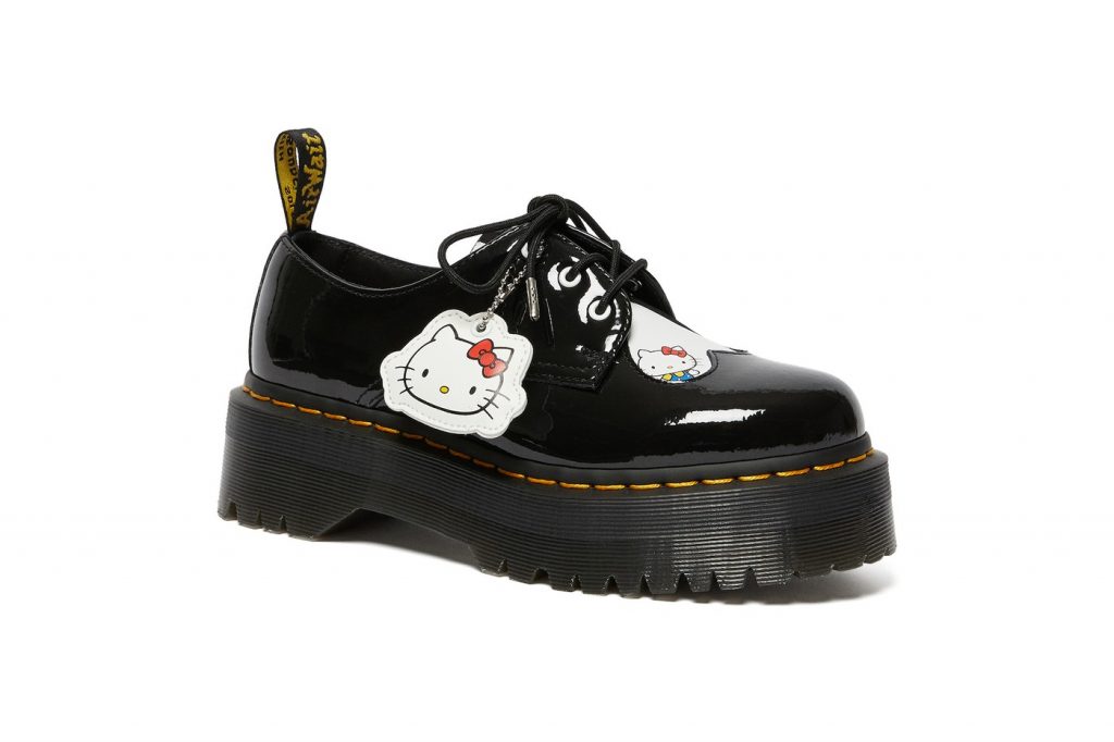 dr martens with flames