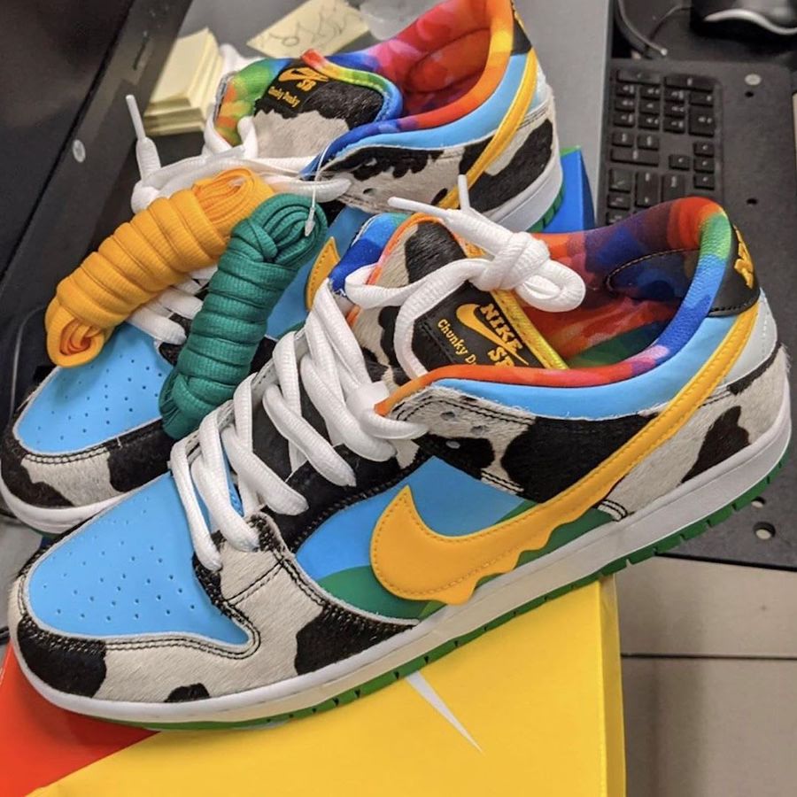 nike dunk ben and jerry box