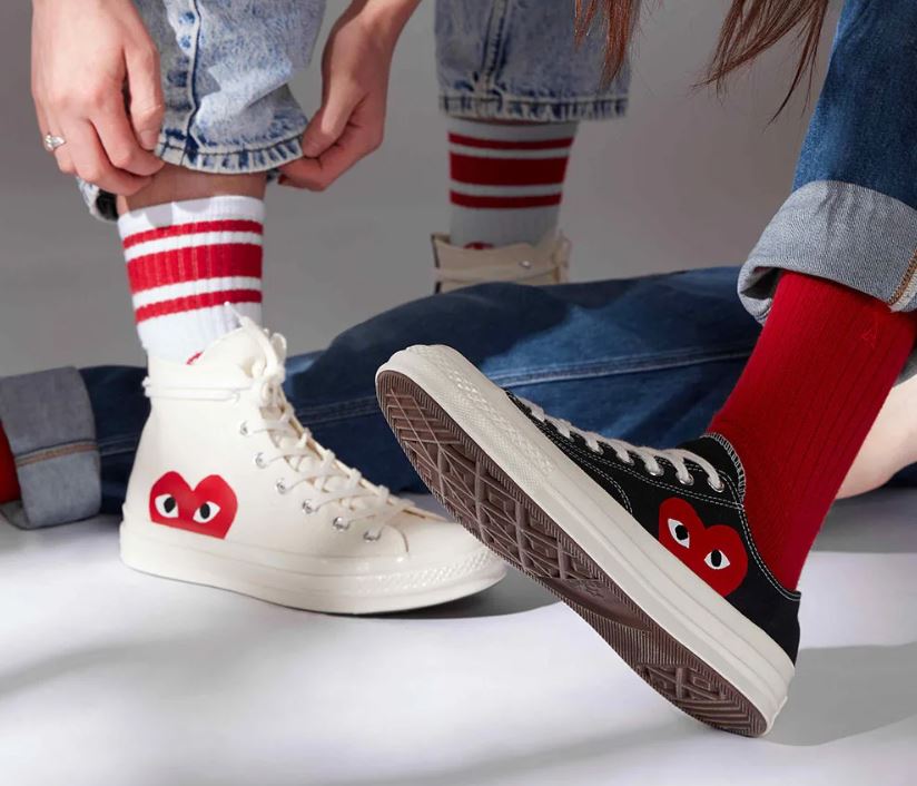 converse high tops cdg