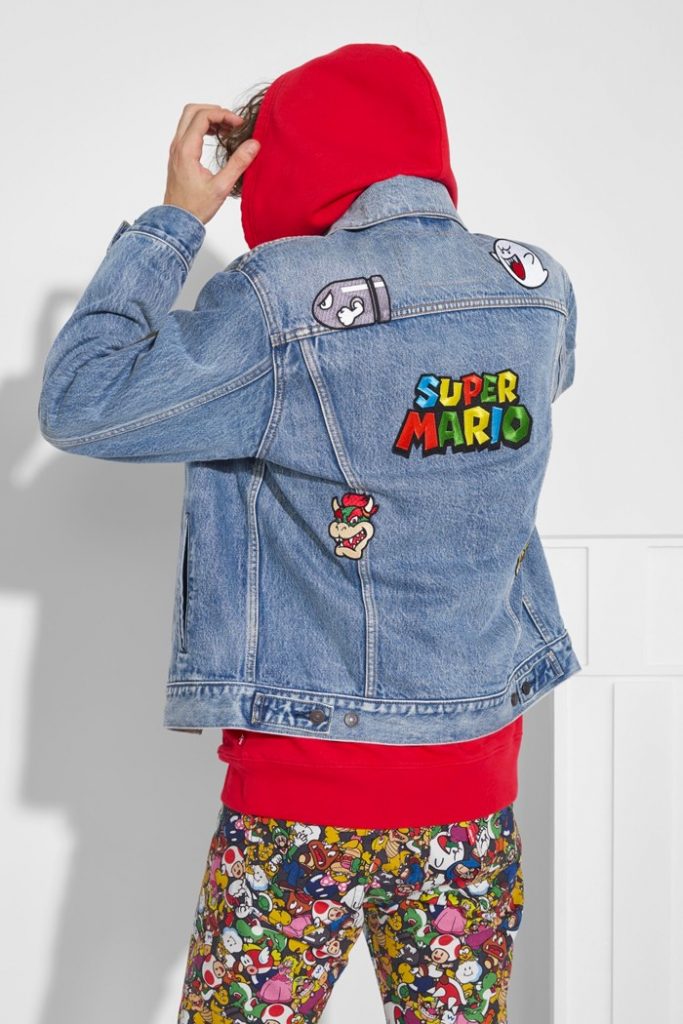 Levis & Nintendo teamed up for a Super Mario-themed collection